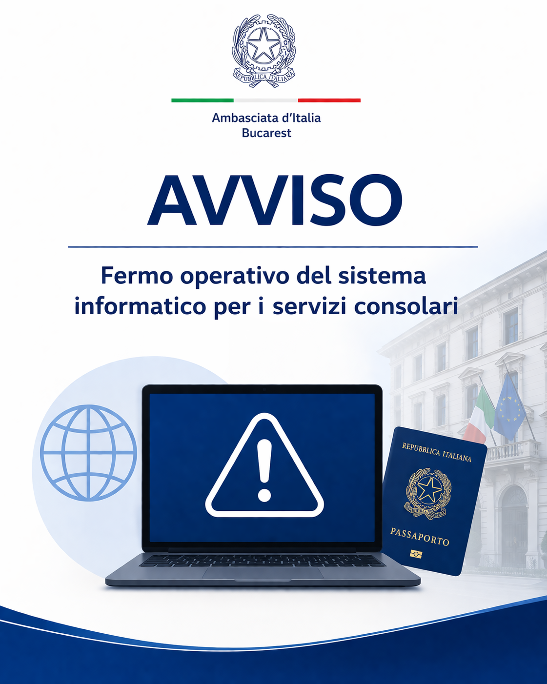 Avviso_ sistema IT fuori servizio